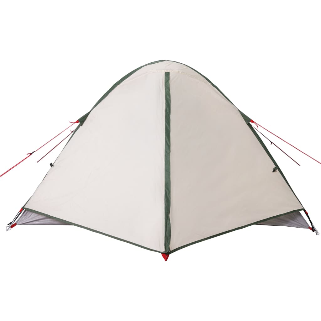 vidaXL Camping Tent Dome 3-Person Green Waterproof