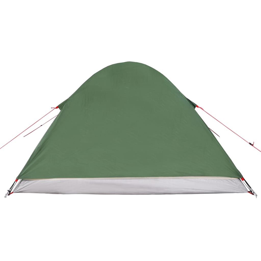 vidaXL Camping Tent Dome 3-Person Green Waterproof