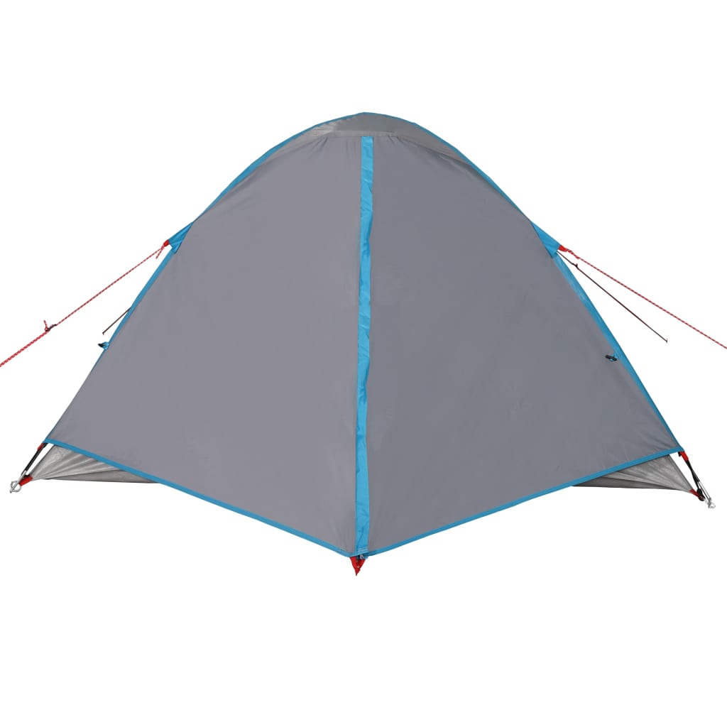 vidaXL Camping Tent Dome 3-Person Blue Waterproof