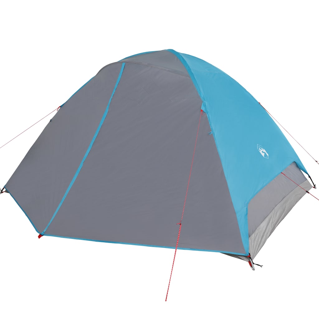 vidaXL Camping Tent Dome 6-Person Blue Waterproof