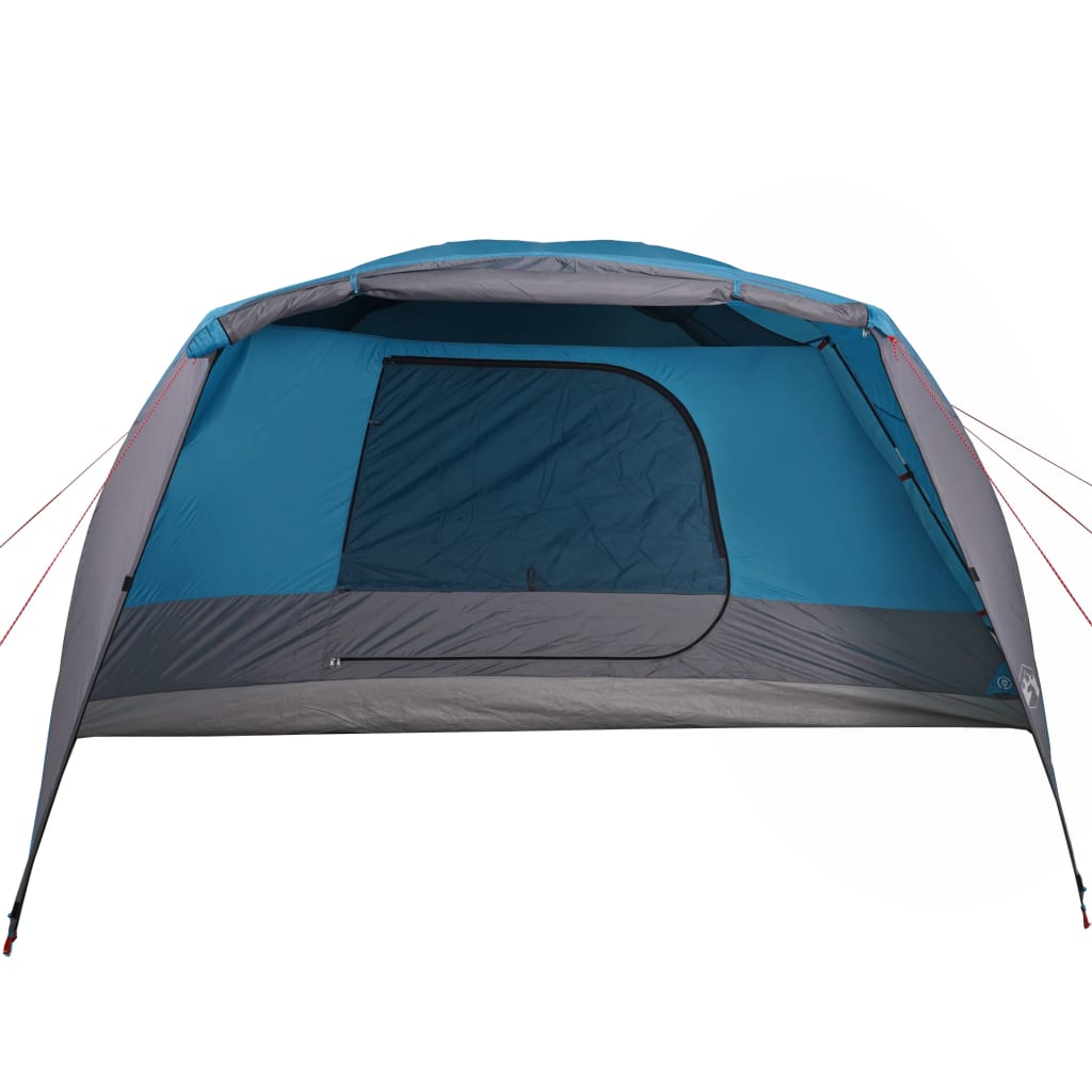 vidaXL Family Tent with Porch 6-Person Blue Waterproof