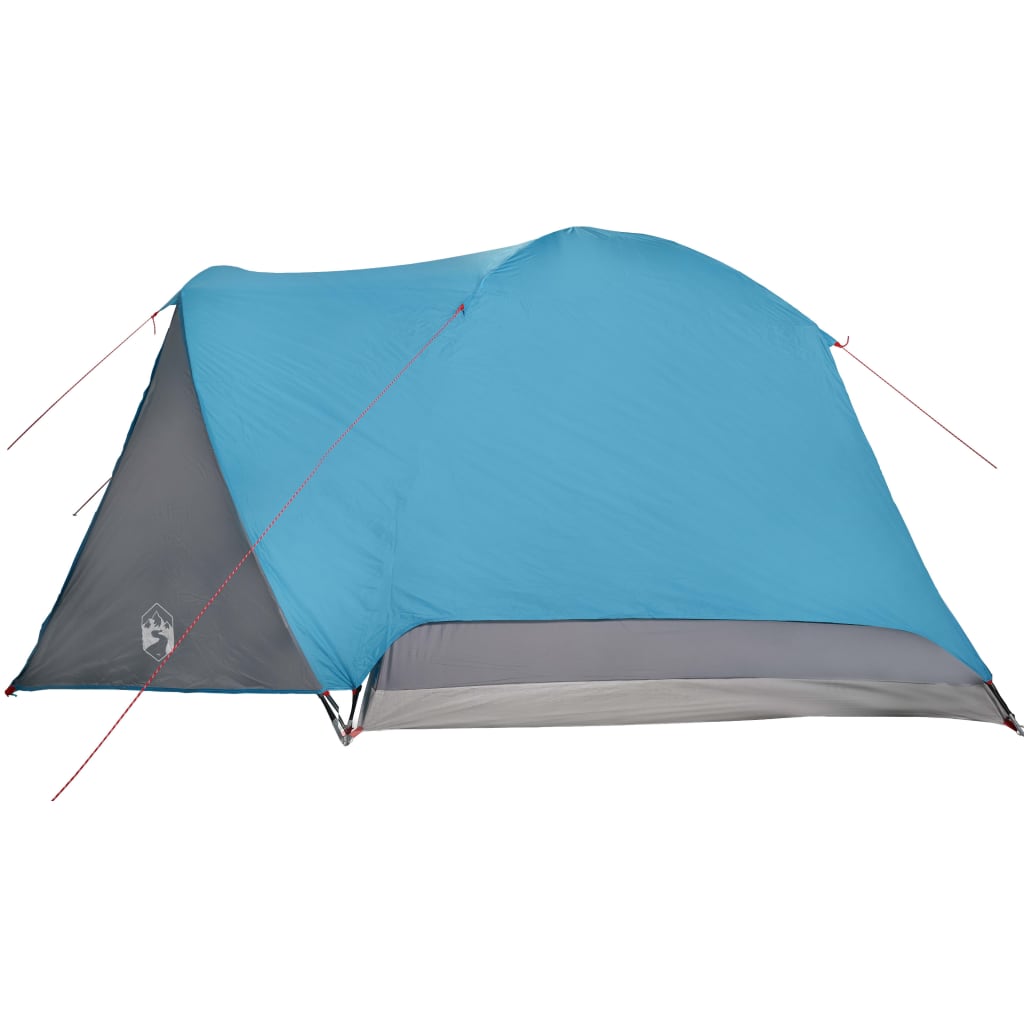 vidaXL Family Tent with Porch 6-Person Blue Waterproof