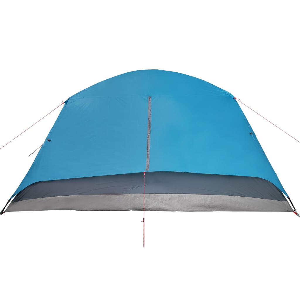 vidaXL Family Tent with Porch 6-Person Blue Waterproof