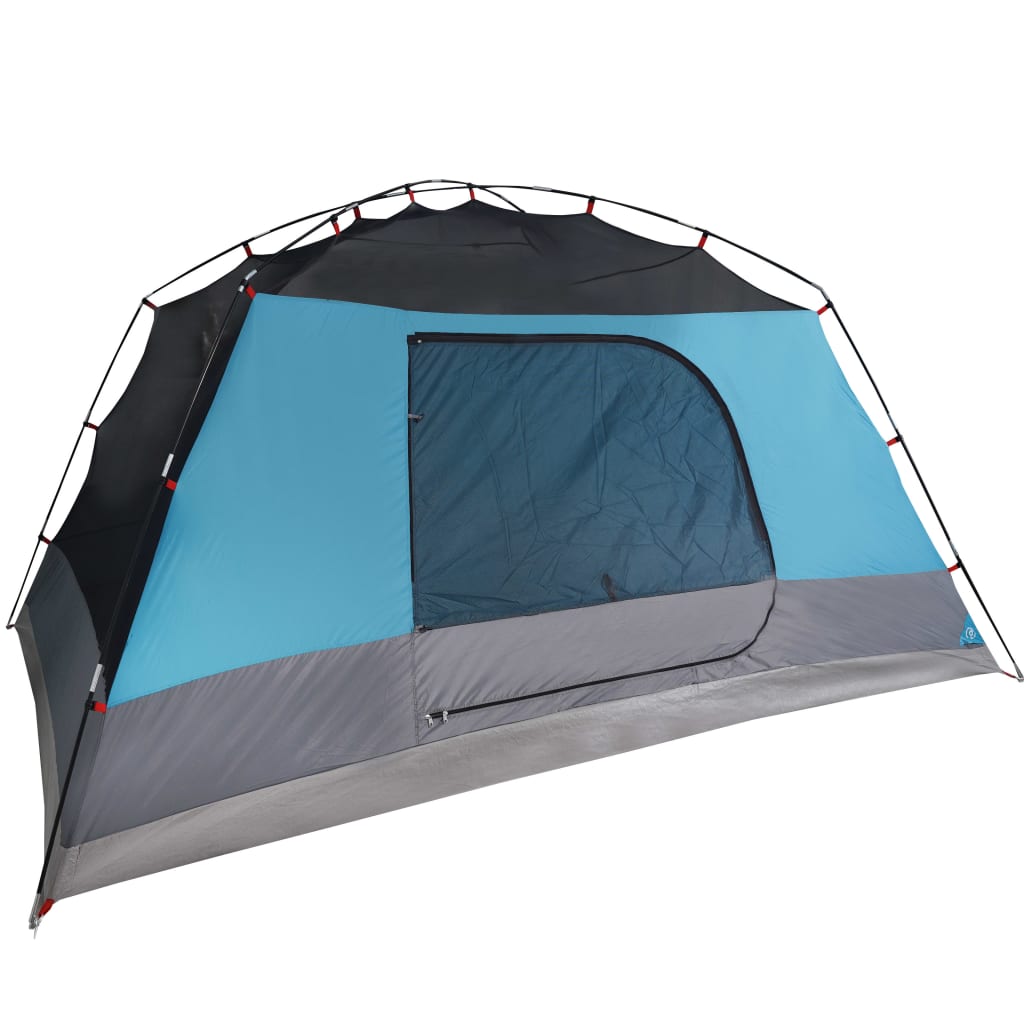 vidaXL Family Tent with Porch 6-Person Blue Waterproof