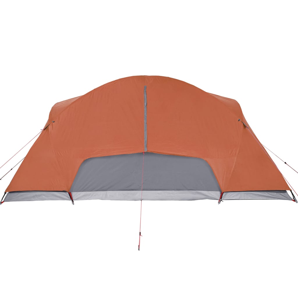 vidaXL Family Tent Crossvent 8-Person Orange Waterproof