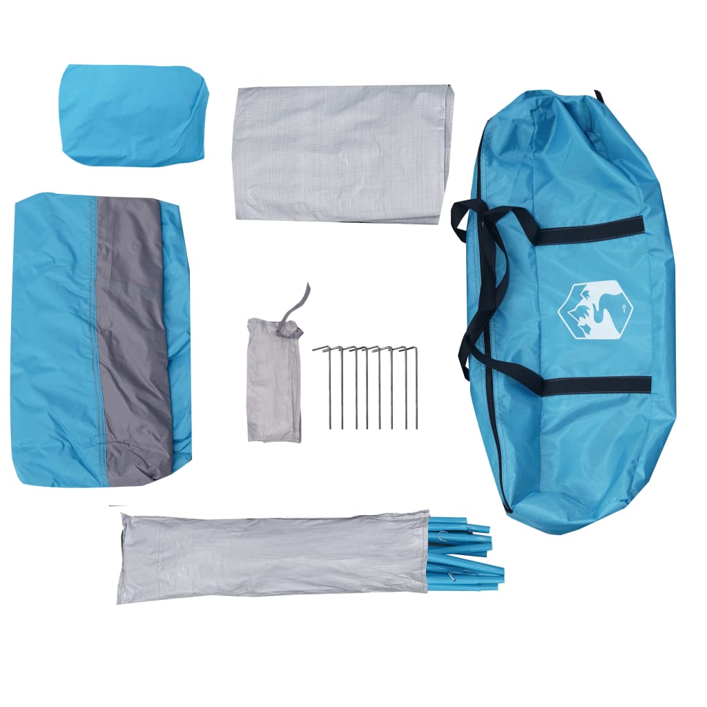 vidaXL Toilet Tent Blue Waterproof