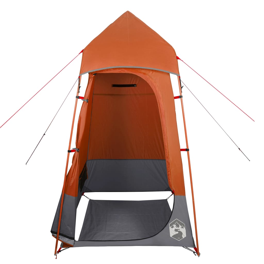 vidaXL Toilet Tent Grey and Orange Waterproof