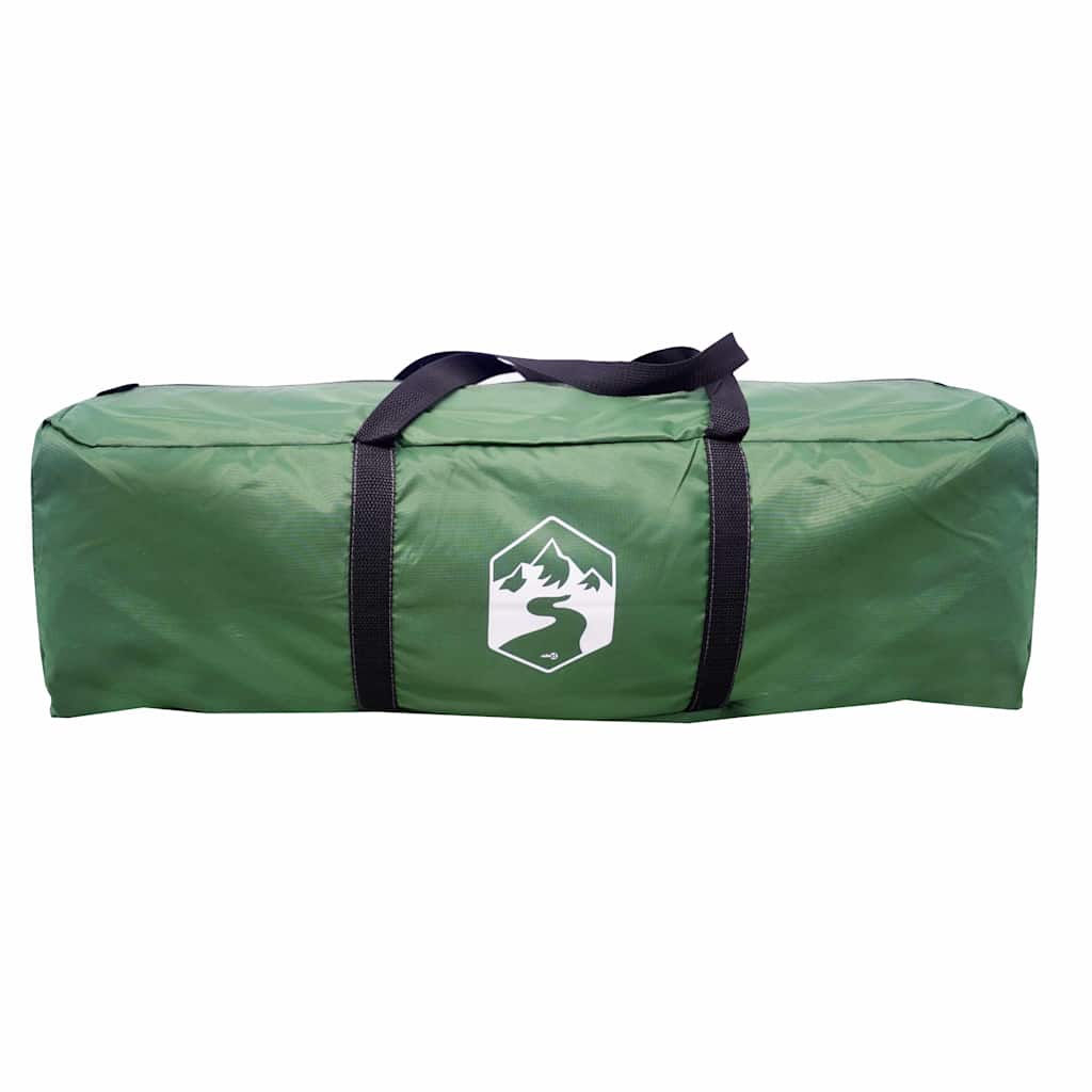 Camping Tent Tipi 7-Person Green Waterproof