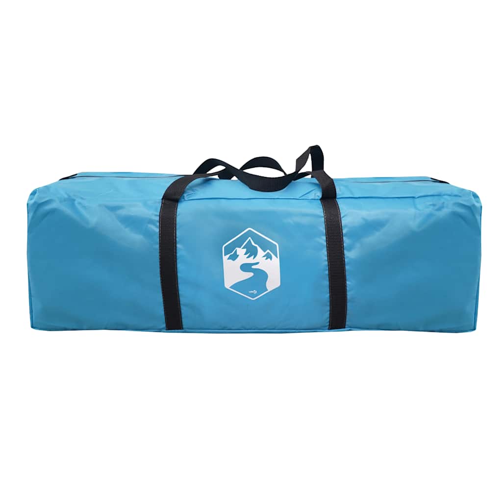 Camping Tent Tipi 7-Person Blue Waterproof