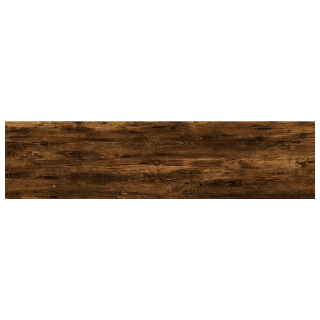 Wall Shelves 4 pcs Smoked Oak 40x10x1,5 cm Engineered Wood