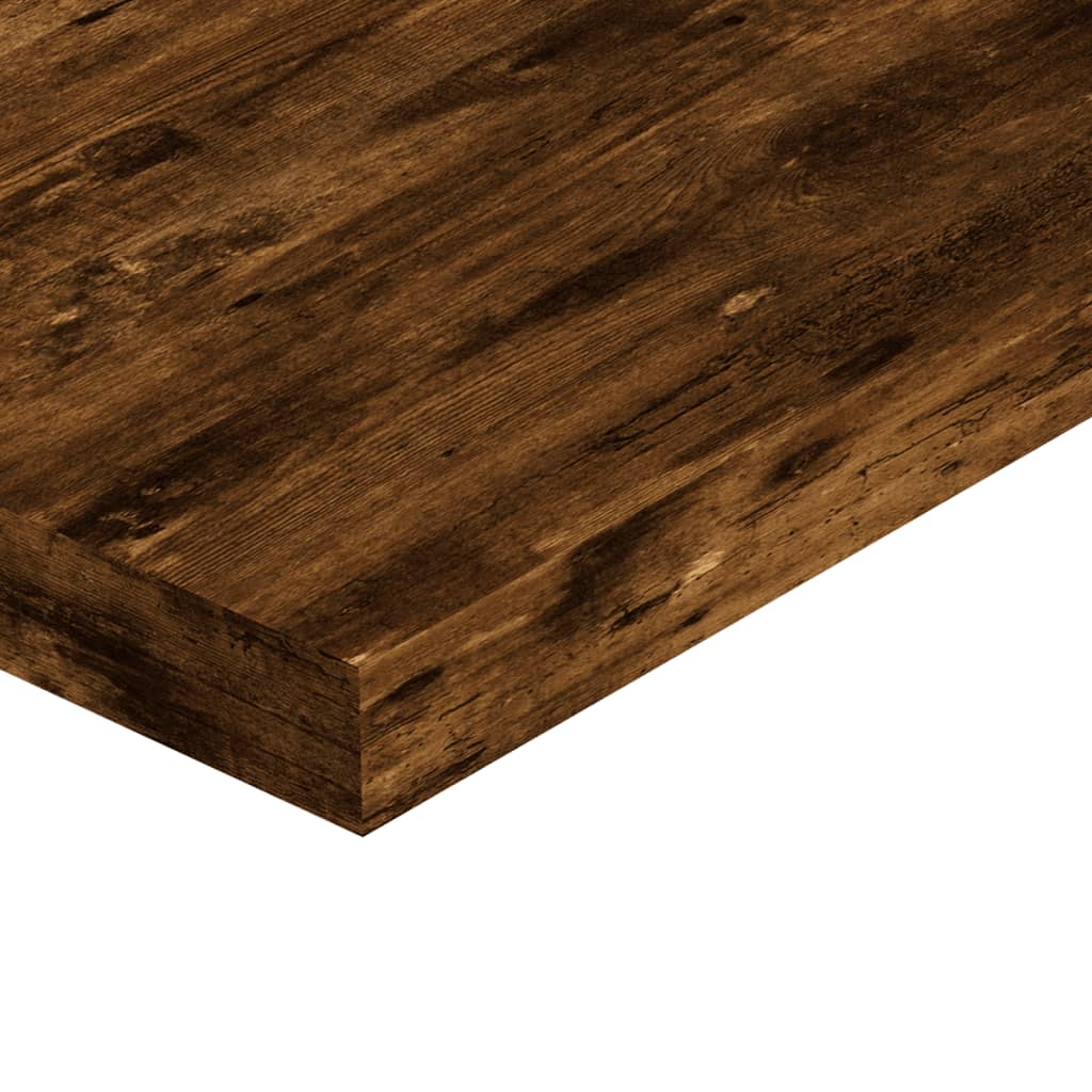Wall Shelves 4 pcs Smoked Oak 40x10x1,5 cm Engineered Wood