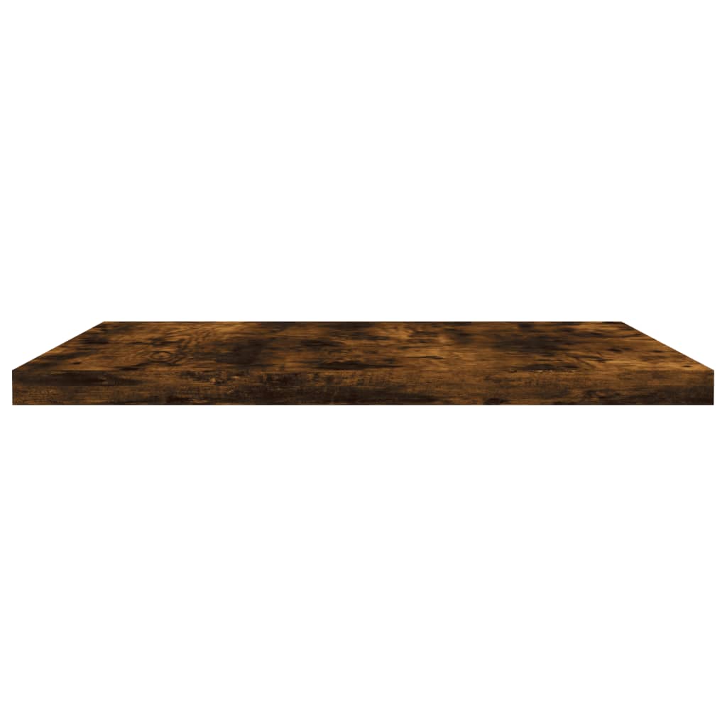 Wall Shelves 4 pcs Smoked Oak 40x30x1,5 cm Engineered Wood