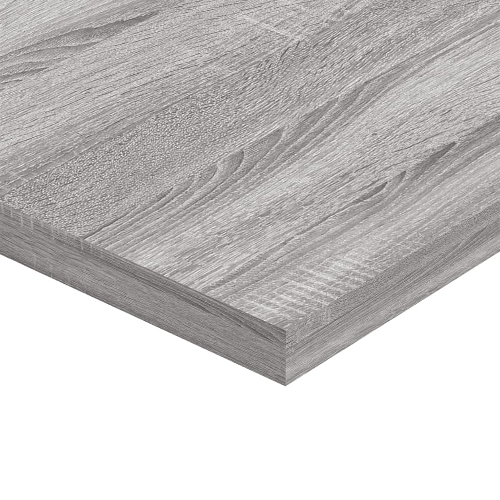 Wall Shelves 4 pcs Grey Sonoma 40x30x1,5 cm Engineered Wood