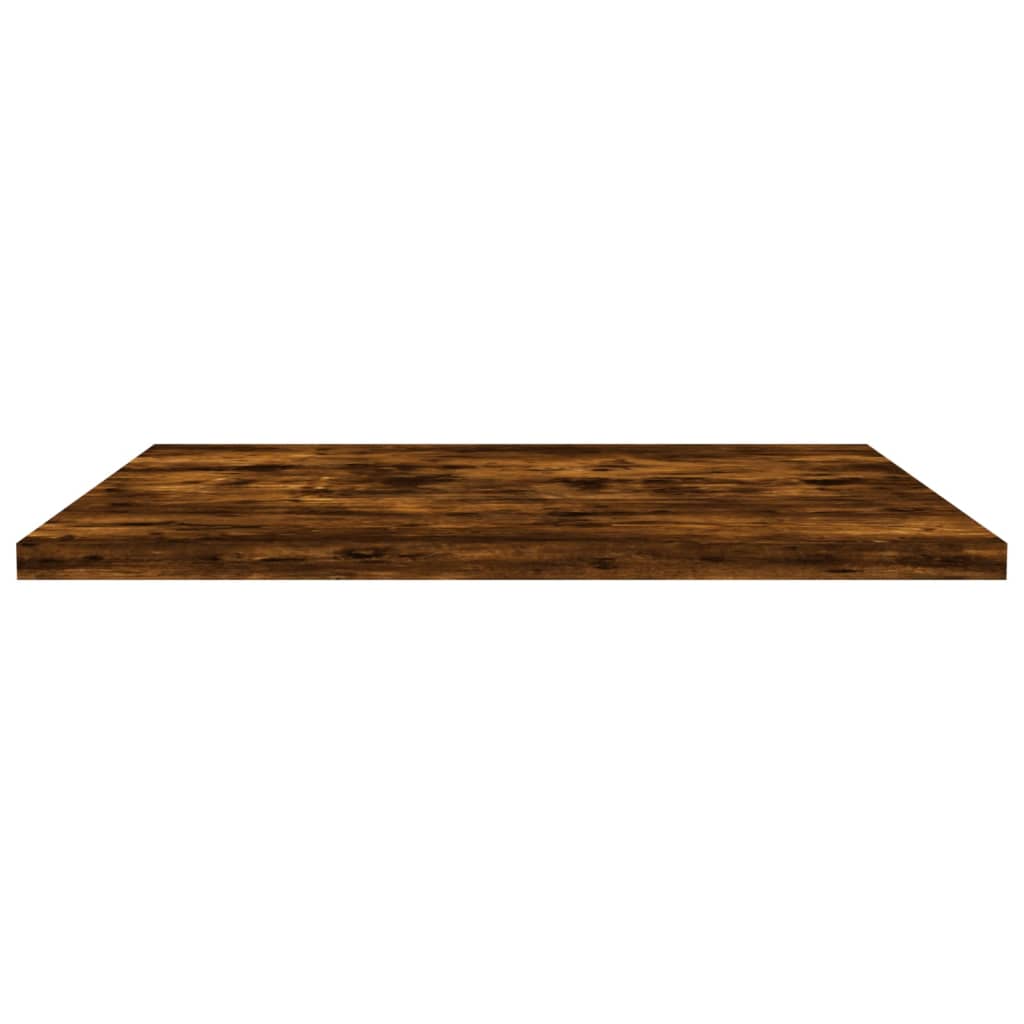 vidaXL Wall Shelves 4 pcs Smoked Oak 40x40x1.5 cm Engineered Wood