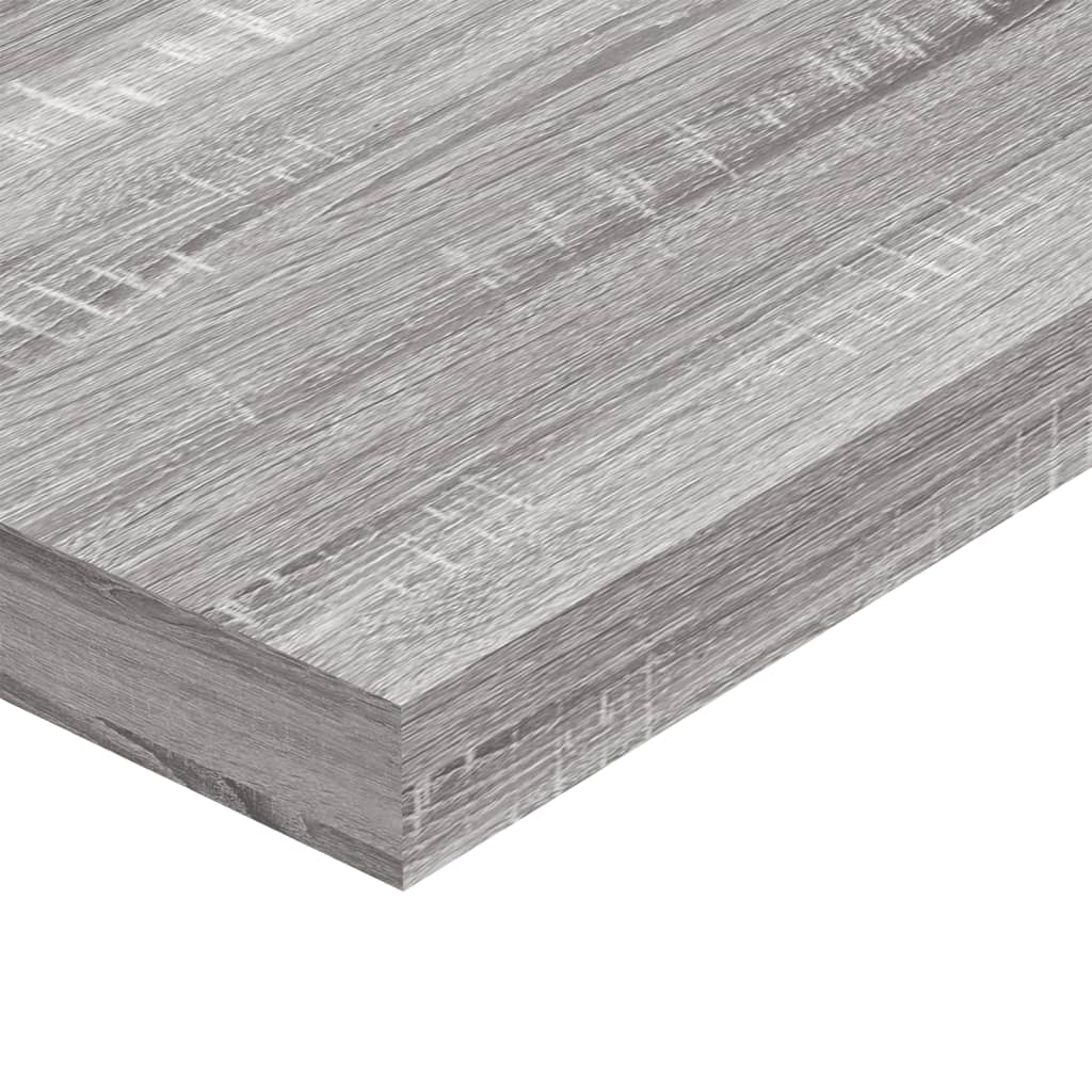 Wall Shelves 4 pcs Grey Sonoma 60x10x1,5 cm Engineered Wood