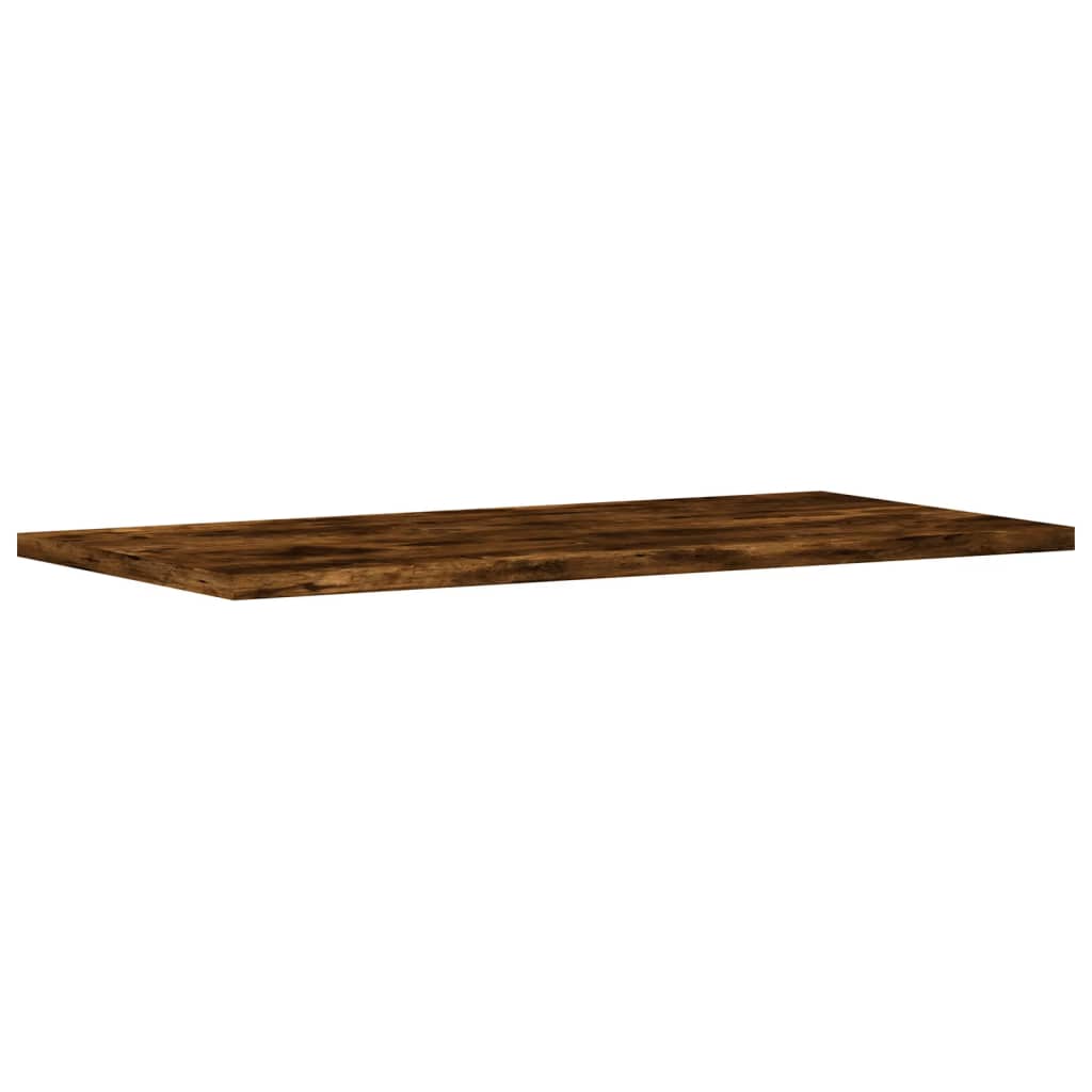 Wall Shelves 4 pcs Smoked Oak 60x20x1,5 cm Engineered Wood