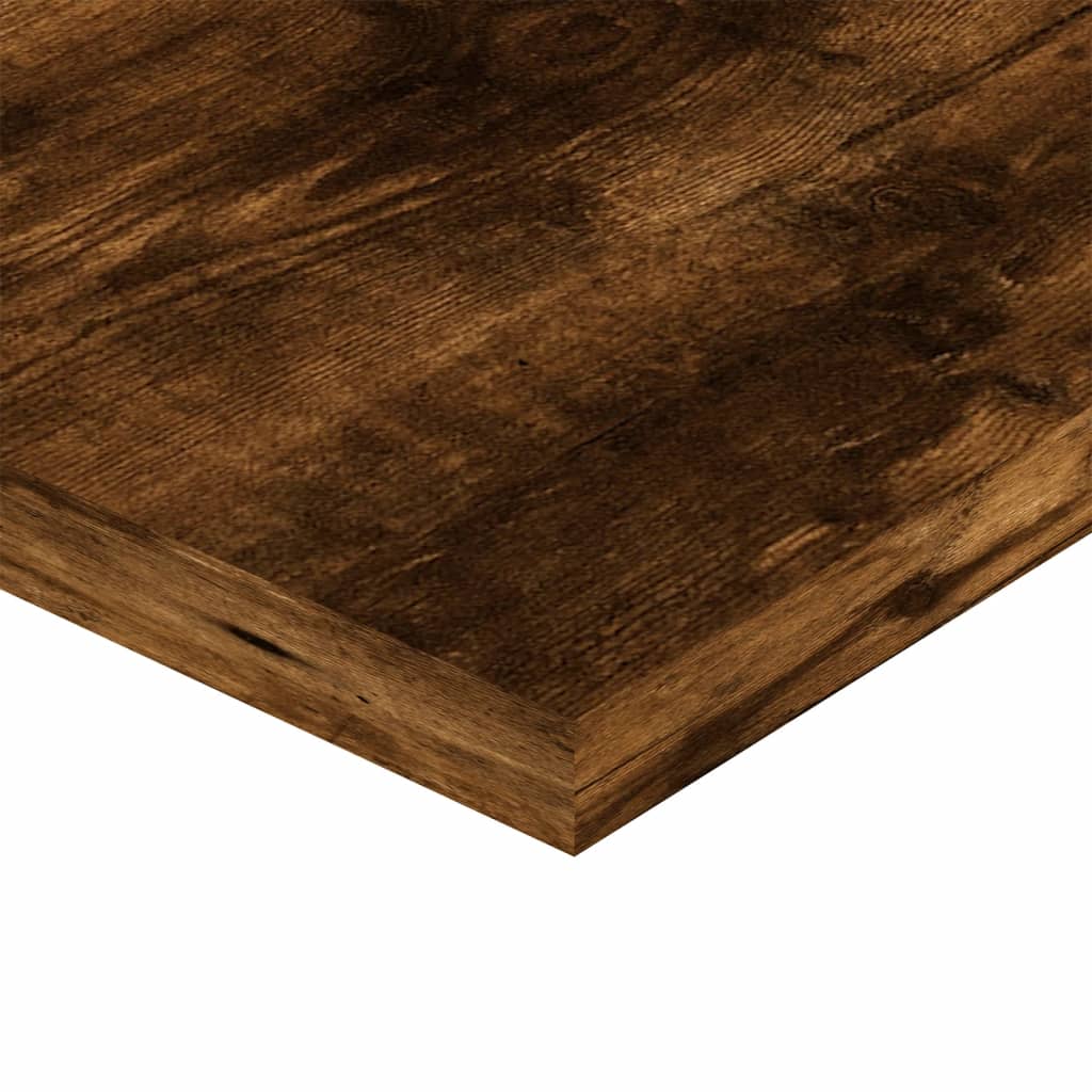 Wall Shelves 4 pcs Smoked Oak 60x20x1,5 cm Engineered Wood