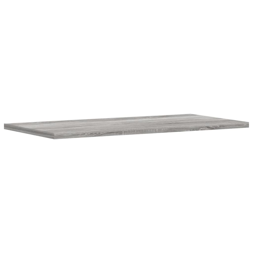 Wall Shelves 4 pcs Grey Sonoma 60x20x1,5 cm Engineered Wood