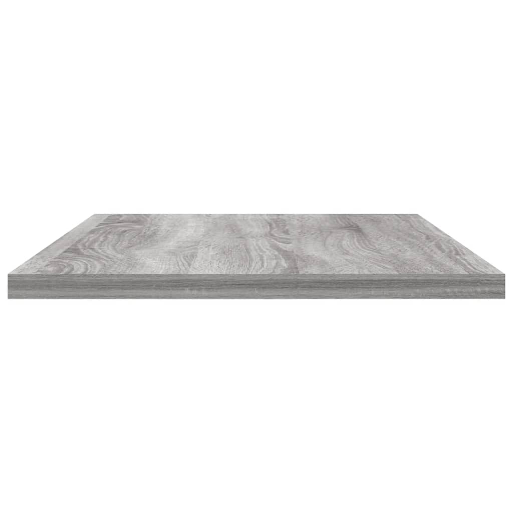 Wall Shelves 4 pcs Grey Sonoma 60x20x1,5 cm Engineered Wood