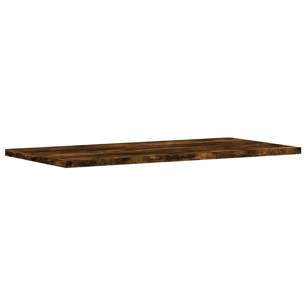 Wall Shelves 4 pcs Smoked Oak 60x30x1,5 cm Engineered Wood