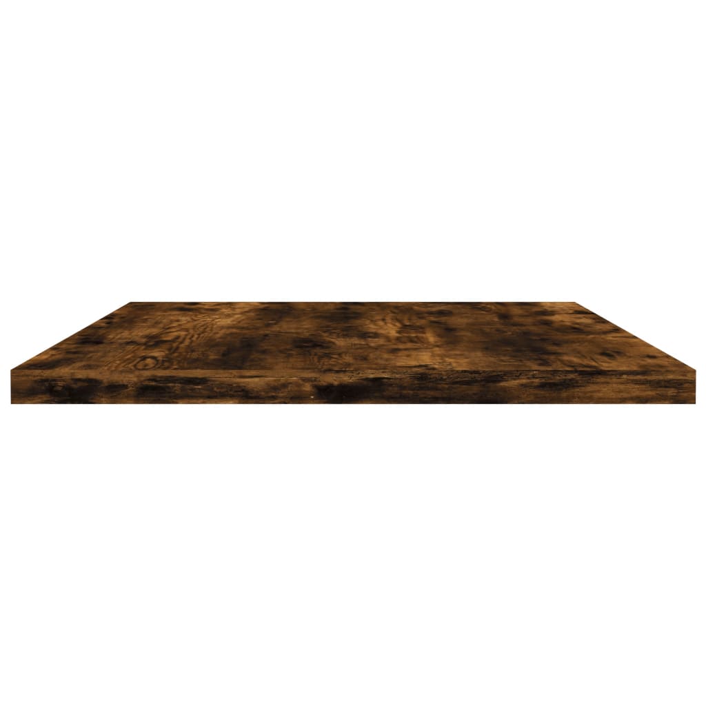 Wall Shelves 4 pcs Smoked Oak 60x30x1,5 cm Engineered Wood