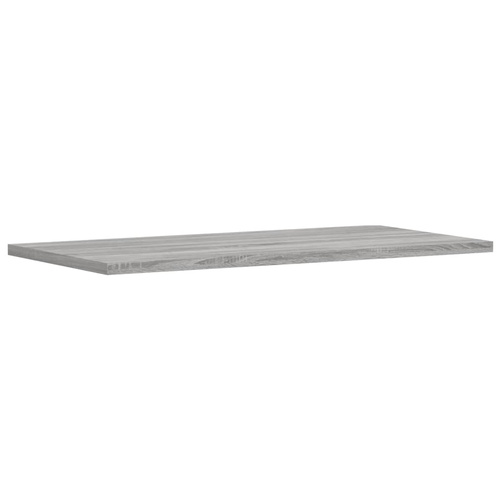 vidaXL Wall Shelves 4 pcs Grey Sonoma 60x30x1.5 cm Engineered Wood