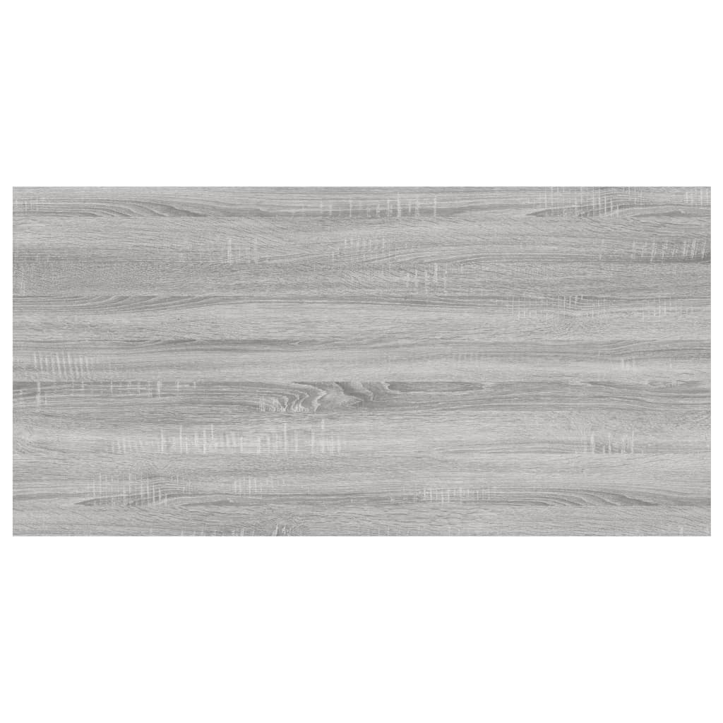 vidaXL Wall Shelves 4 pcs Grey Sonoma 60x30x1.5 cm Engineered Wood