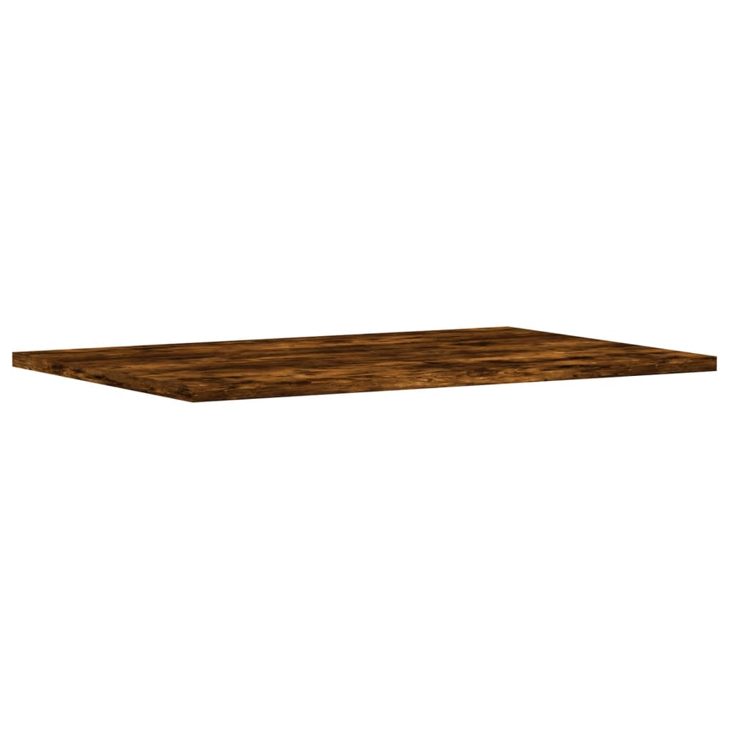 vidaXL Wall Shelves 4 pcs Smoked Oak 60x40x1.5 cm Engineered Wood