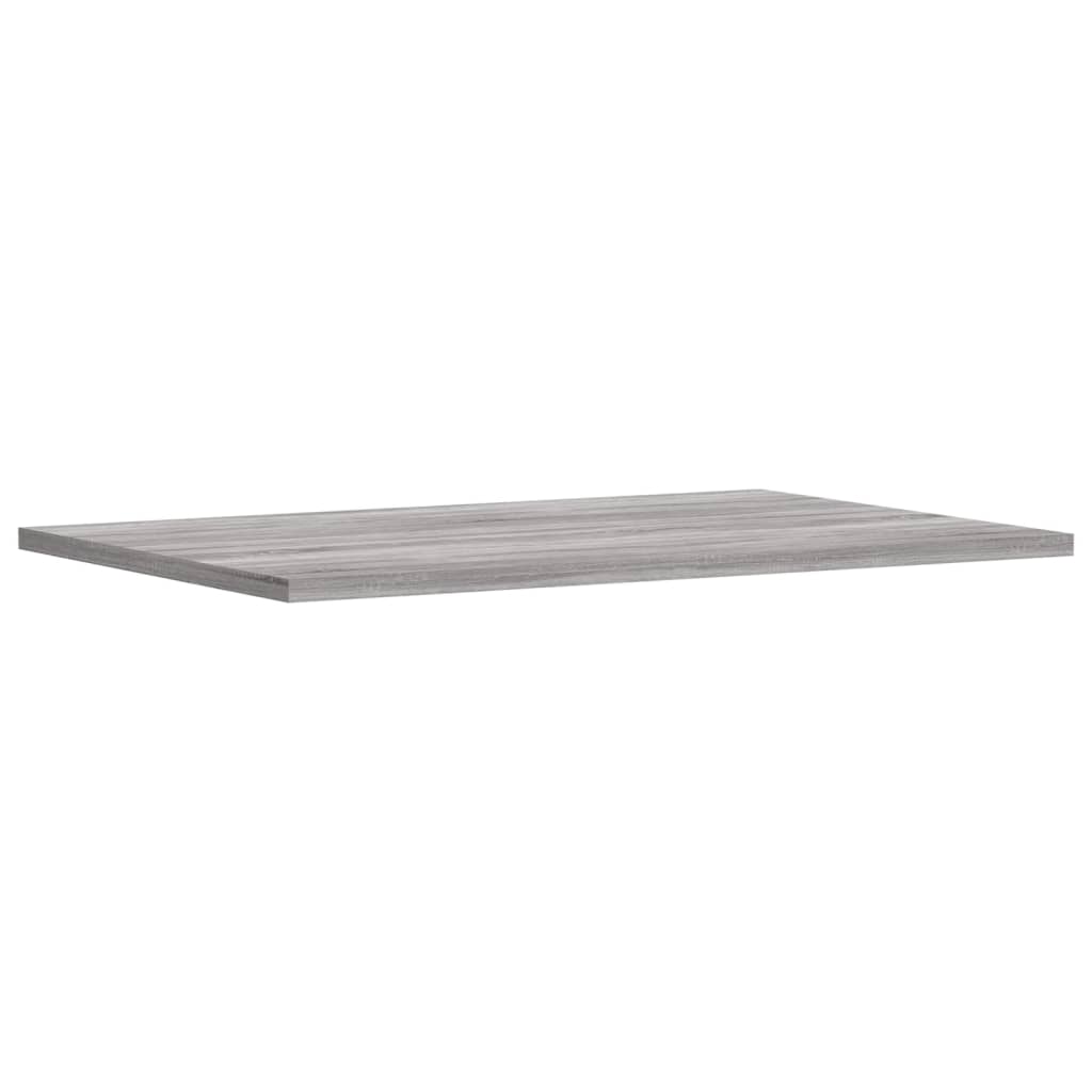 Wall Shelves 4 pcs Grey Sonoma 60x40x1,5 cm Engineered Wood