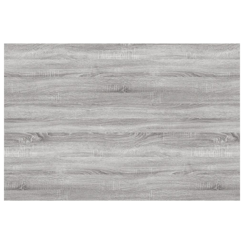 vidaXL Wall Shelves 4 pcs Grey Sonoma 60x40x1.5 cm Engineered Wood