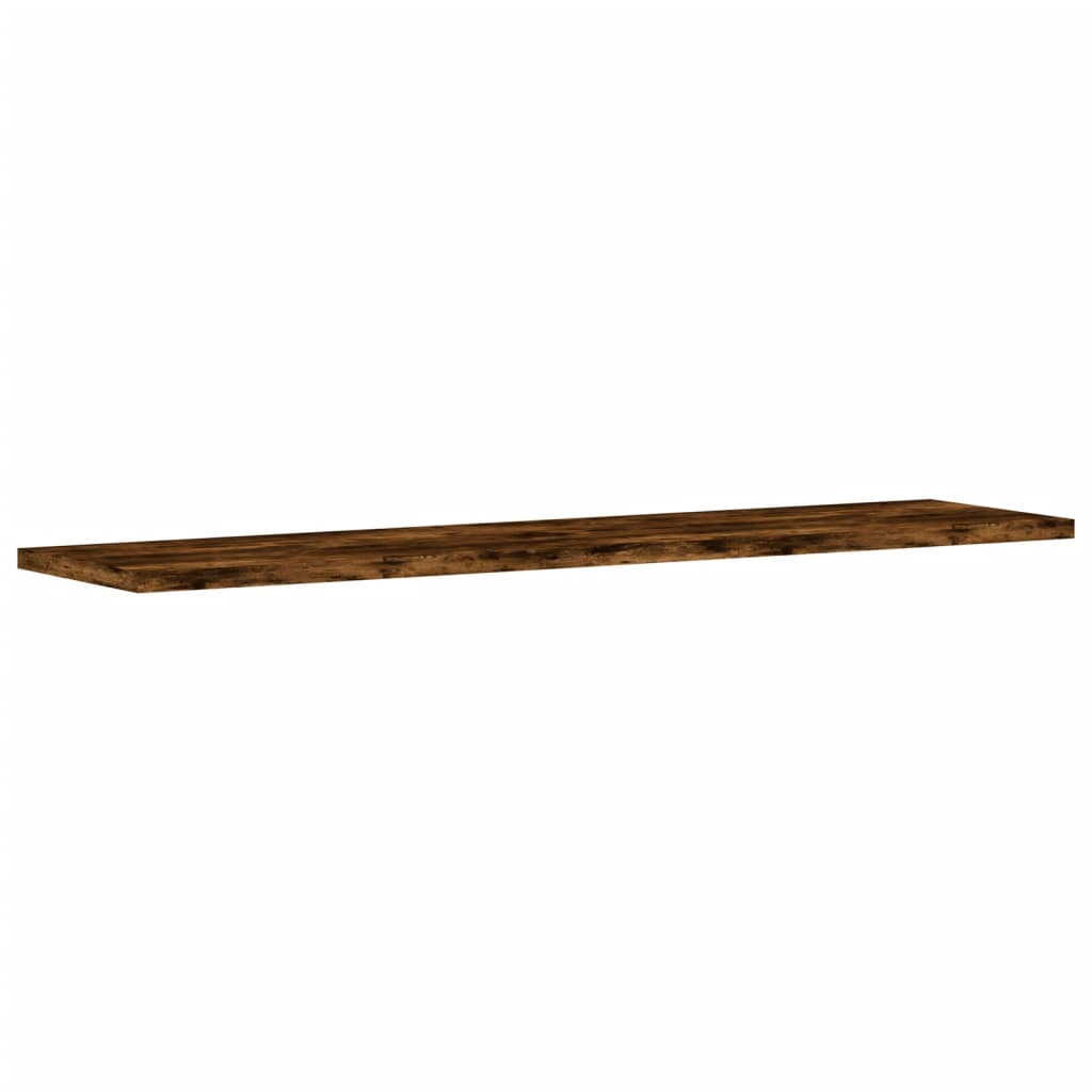 Wall Shelves 4 pcs Smoked Oak 80x20x1,5 cm Engineered Wood