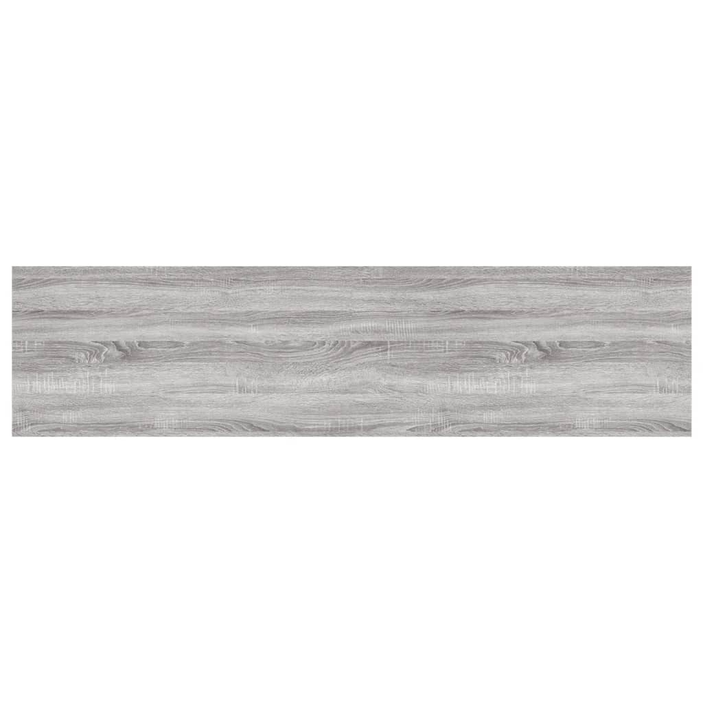 Wall Shelves 4 pcs Grey Sonoma 80x20x1,5 cm Engineered Wood