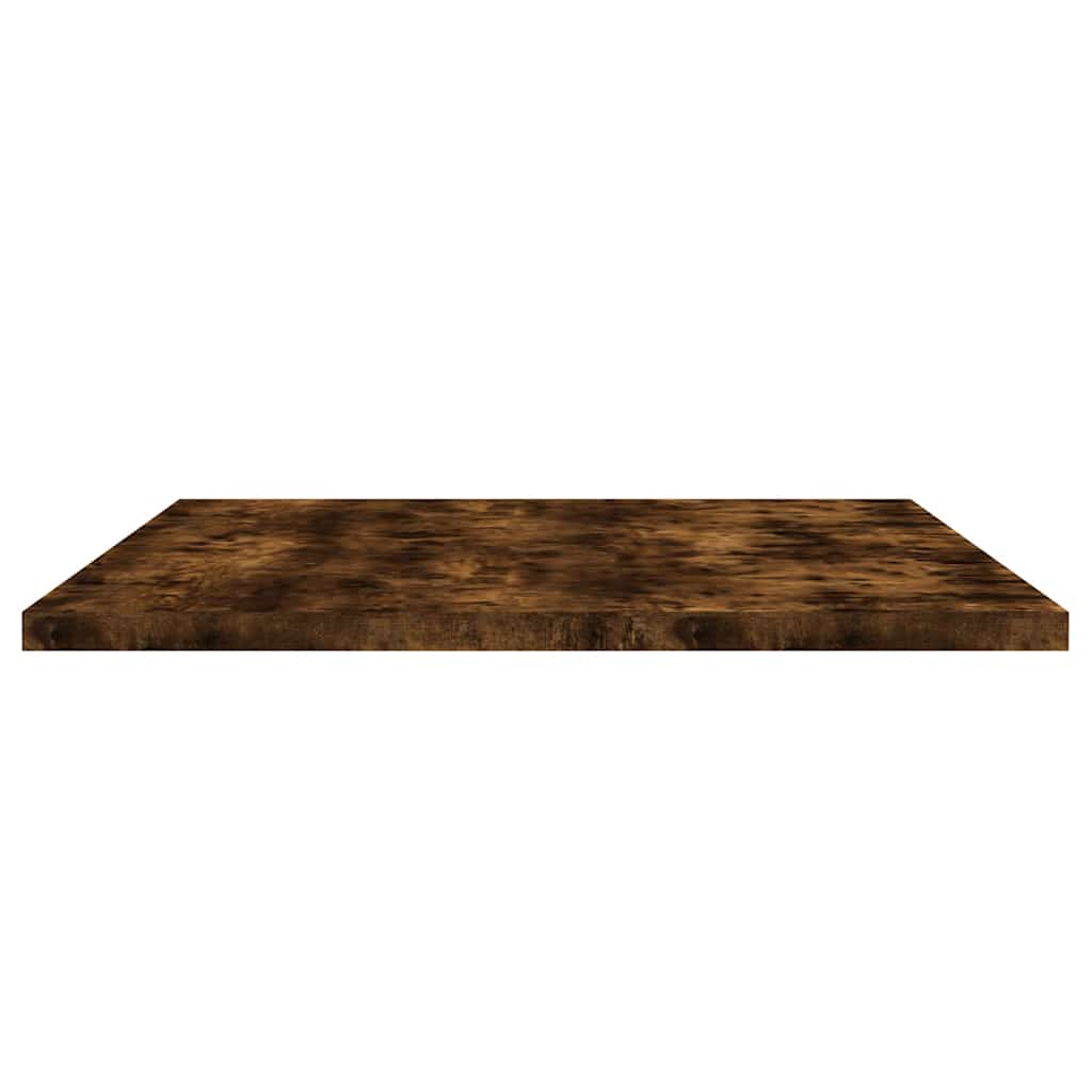Wall Shelves 4 pcs Smoked Oak 80x40x1,5 cm Engineered Wood
