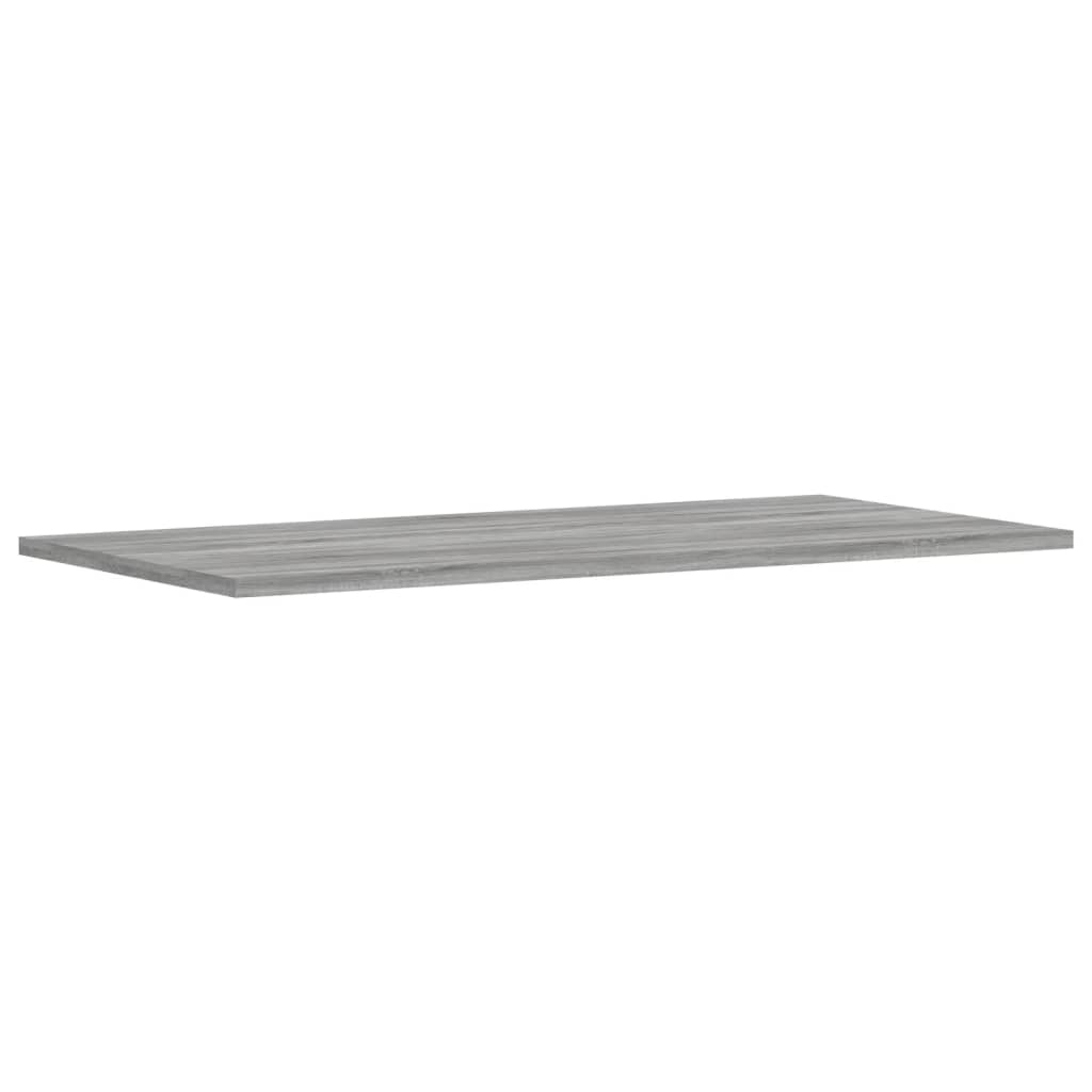 vidaXL Wall Shelves 4 pcs Grey Sonoma 80x40x1.5 cm Engineered Wood