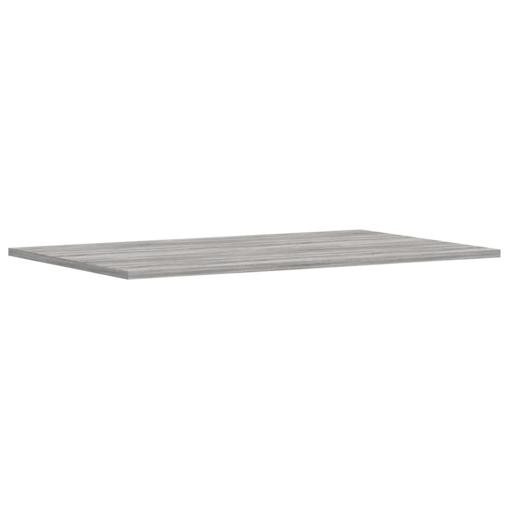 vidaXL Wall Shelves 4 pcs Grey Sonoma 80x50x1.5 cm Engineered Wood