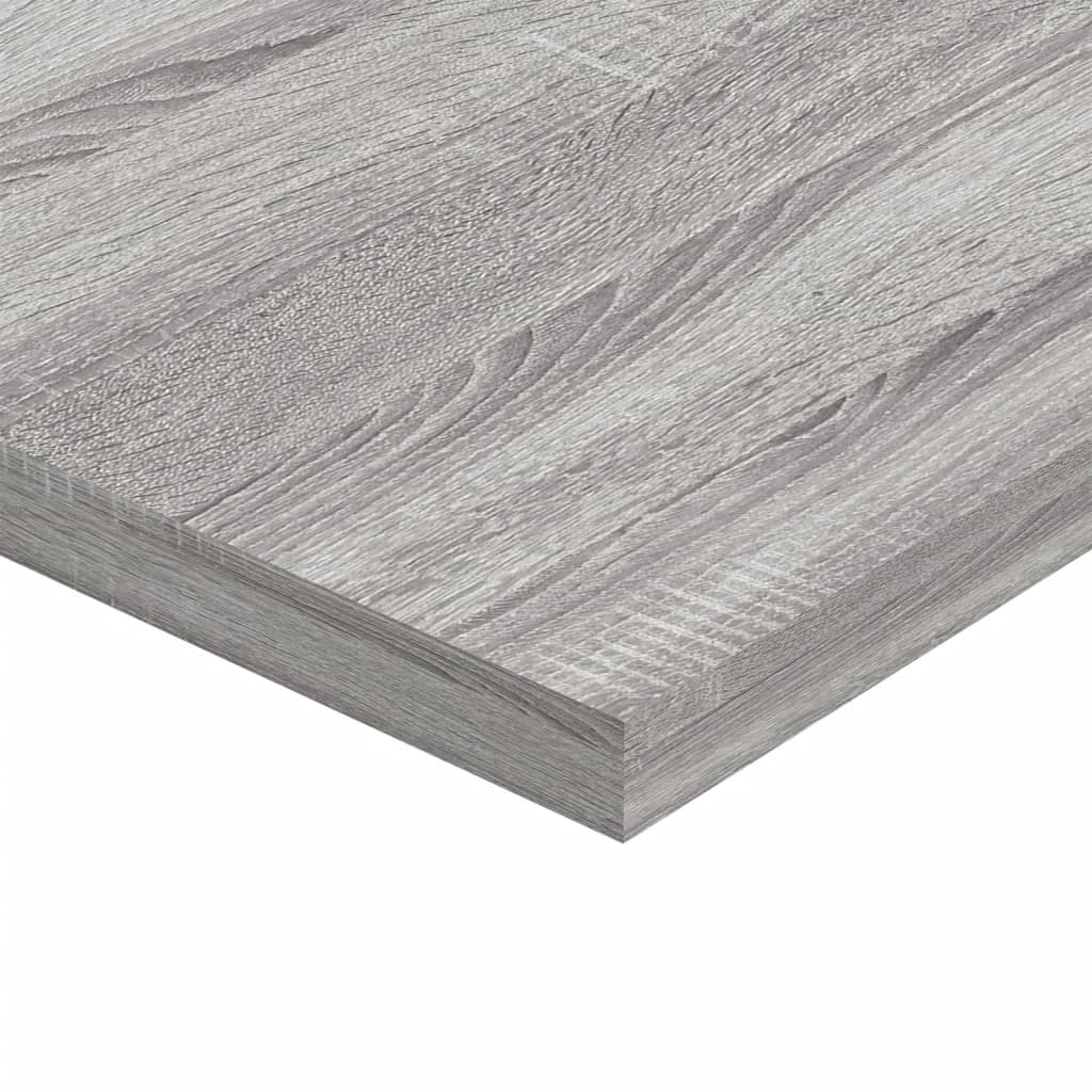 vidaXL Wall Shelves 4 pcs Grey Sonoma 80x50x1.5 cm Engineered Wood