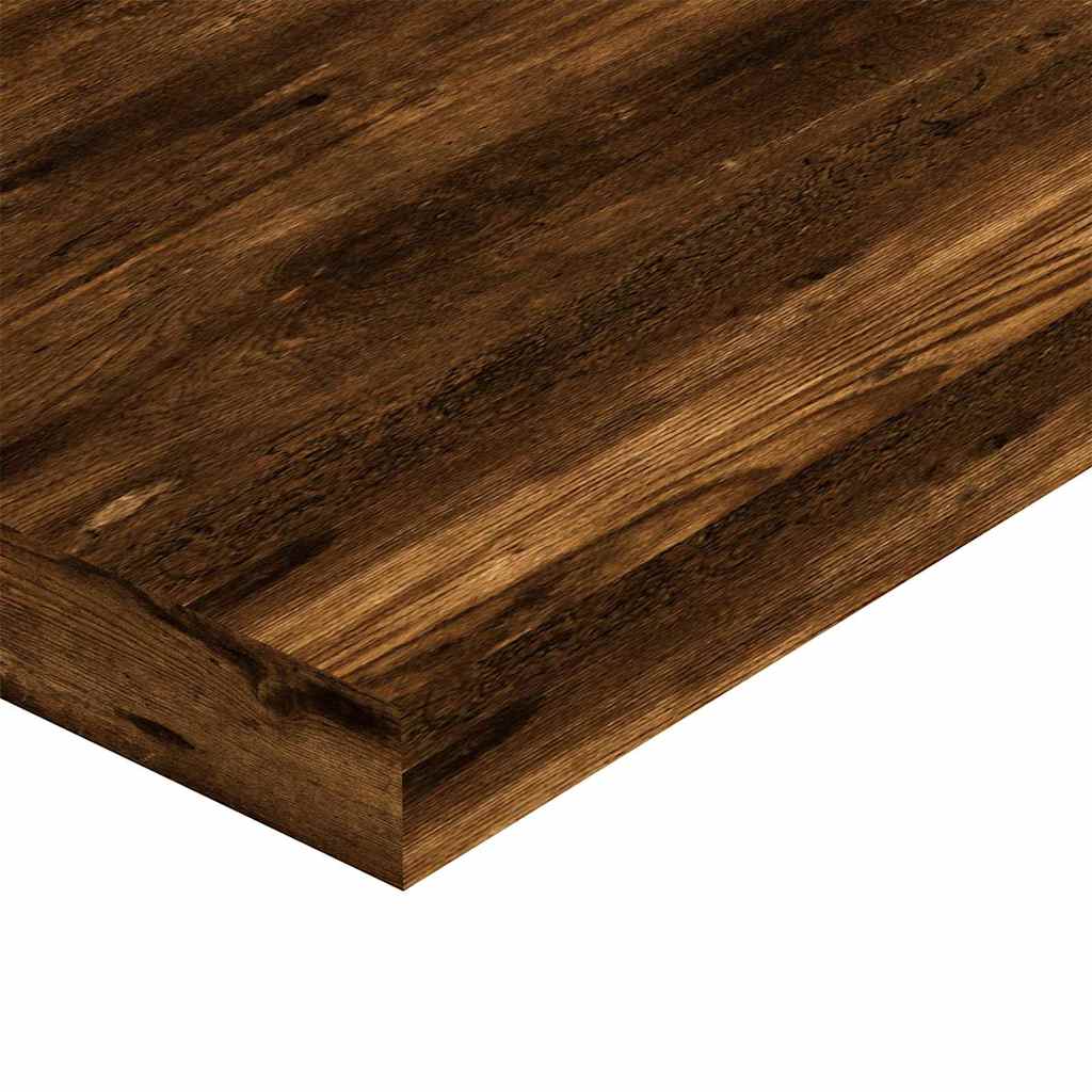 Wall Shelves 4 pcs Smoked Oak 100x10x1,5 cm Engineered Wood