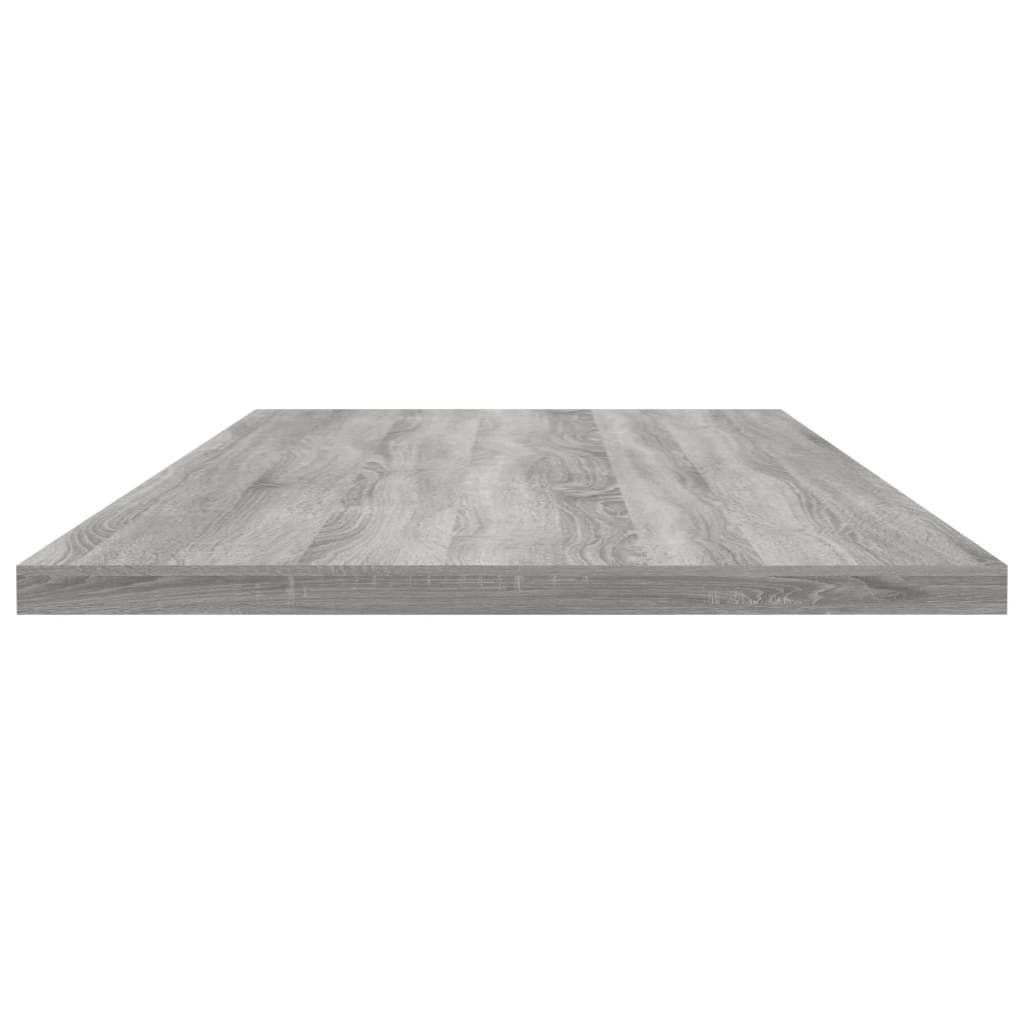 vidaXL Wall Shelves 4 pcs Grey Sonoma 100x30x1.5 cm Engineered Wood