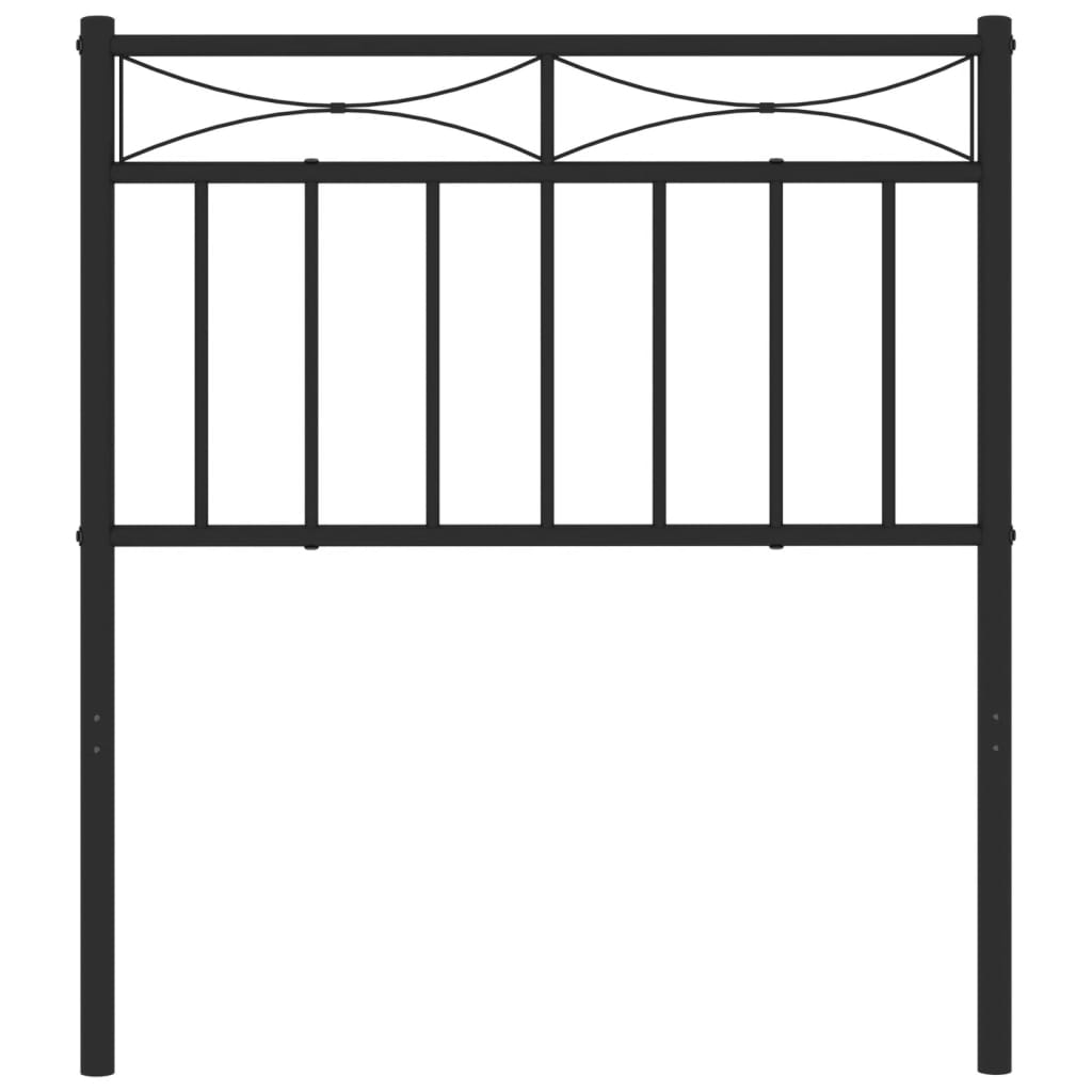 Metal Replace Headboard Black 75 cm