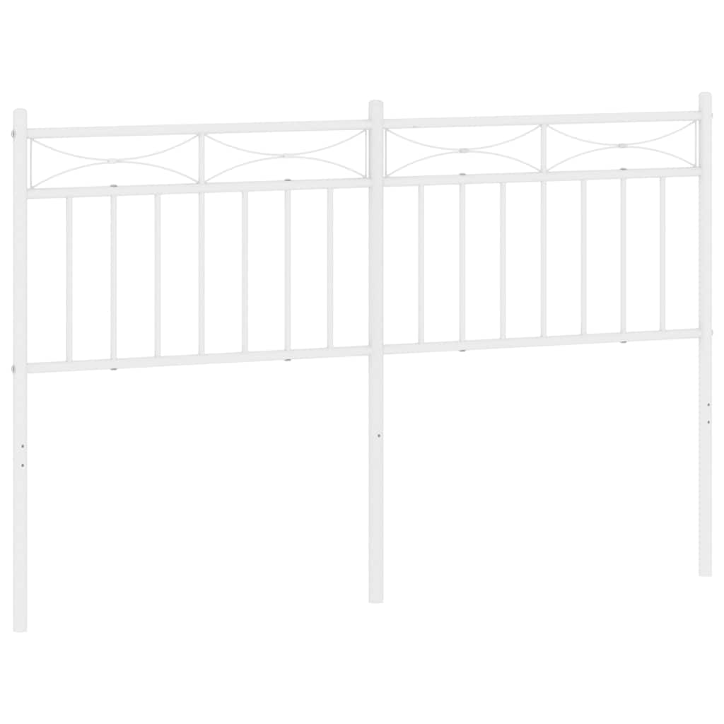 Metal Replace Headboard White 135 cm