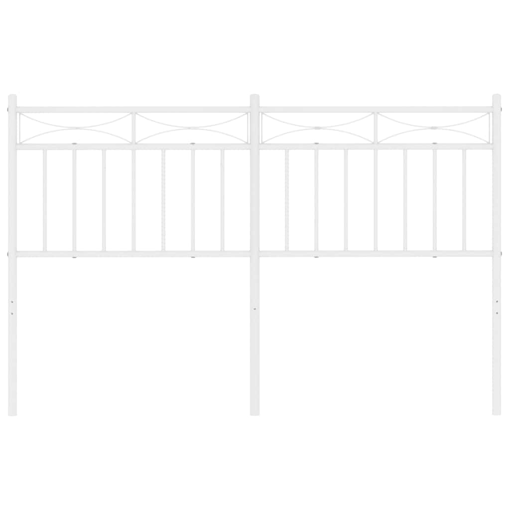 Metal Replace Headboard White 135 cm