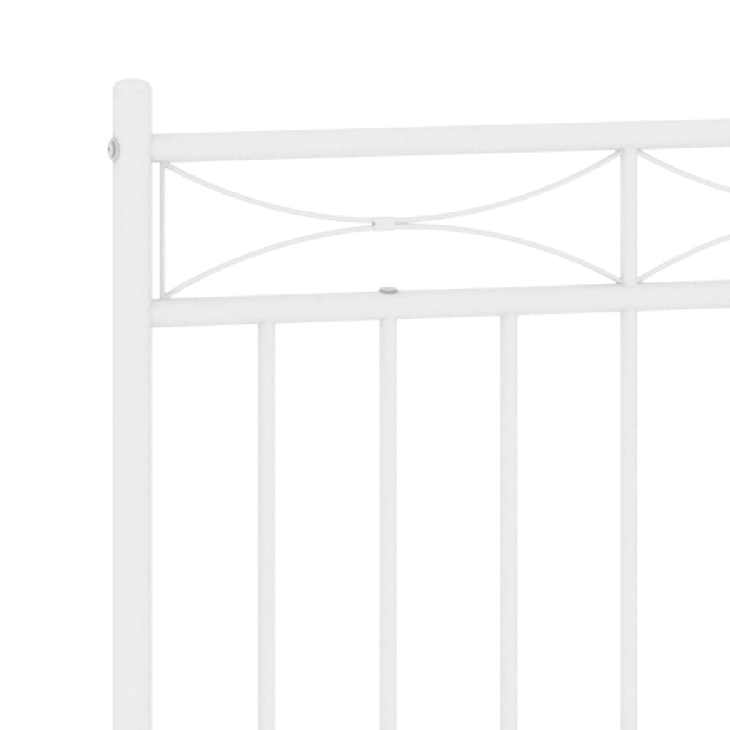 Metal Replace Headboard White 135 cm