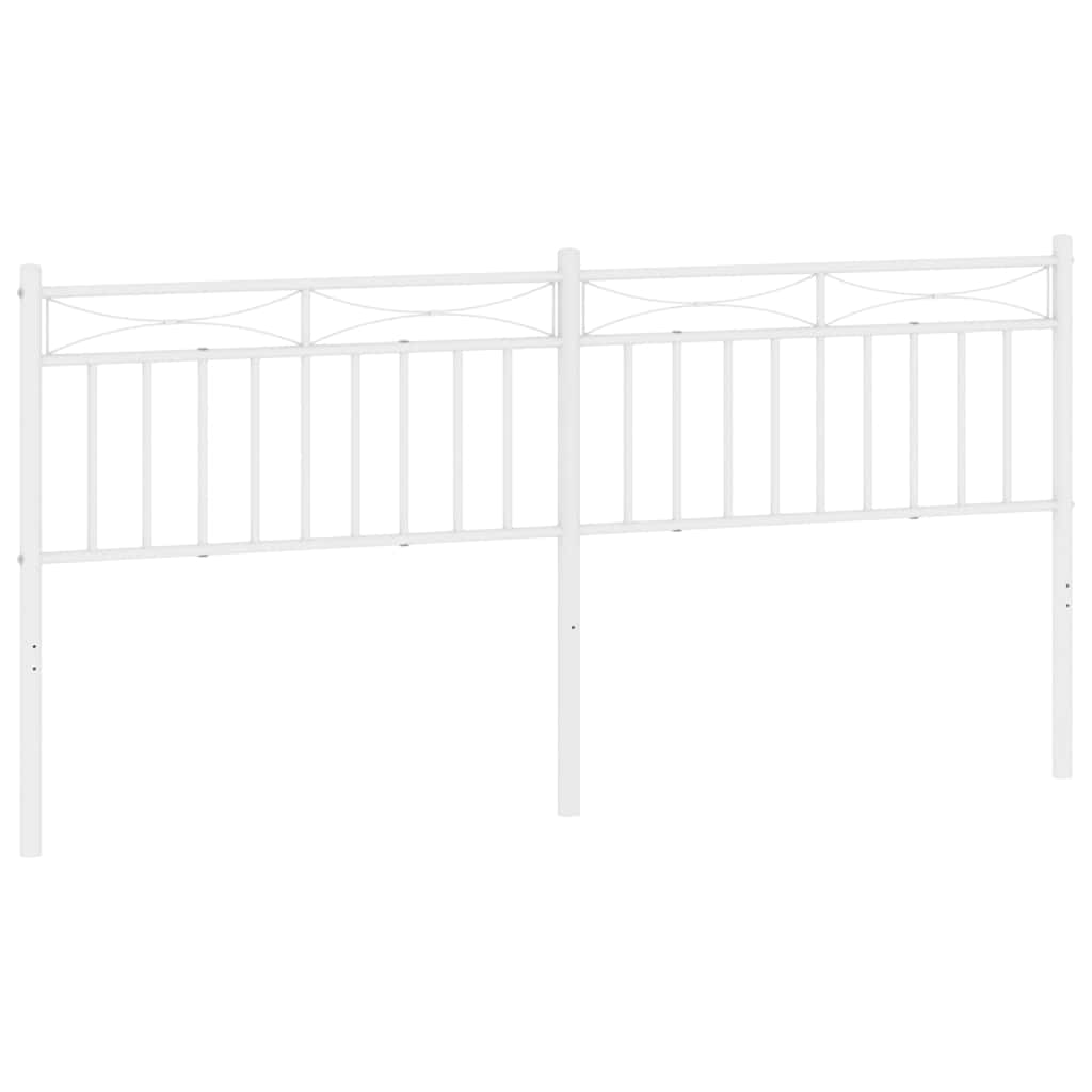 Metal Replace Headboard White 193 cm