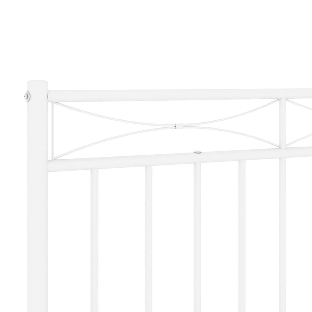 Metal Replace Headboard White 193 cm