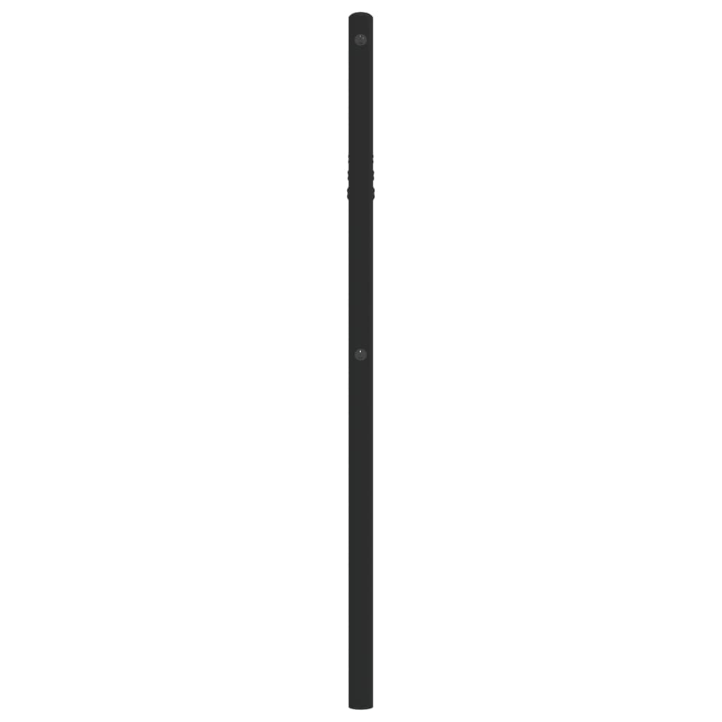 Metal Replace Headboard Black 107 cm