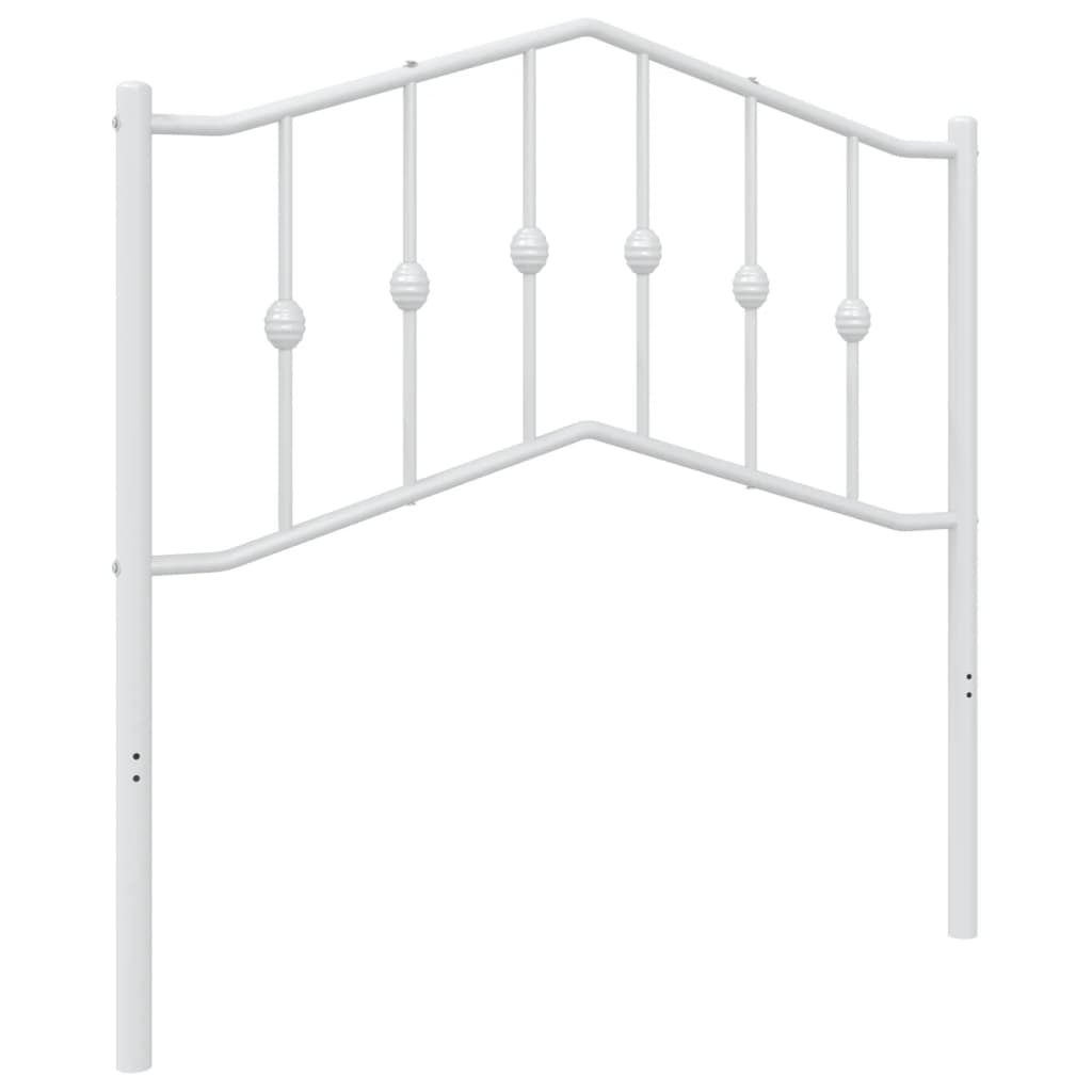 Metal Replace Headboard White 90 cm