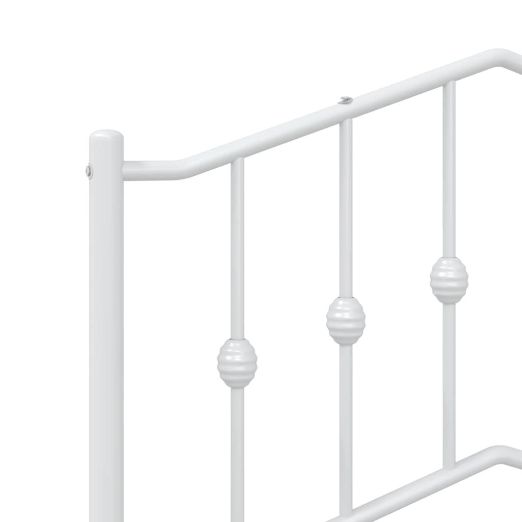 Metal Replace Headboard White 90 cm