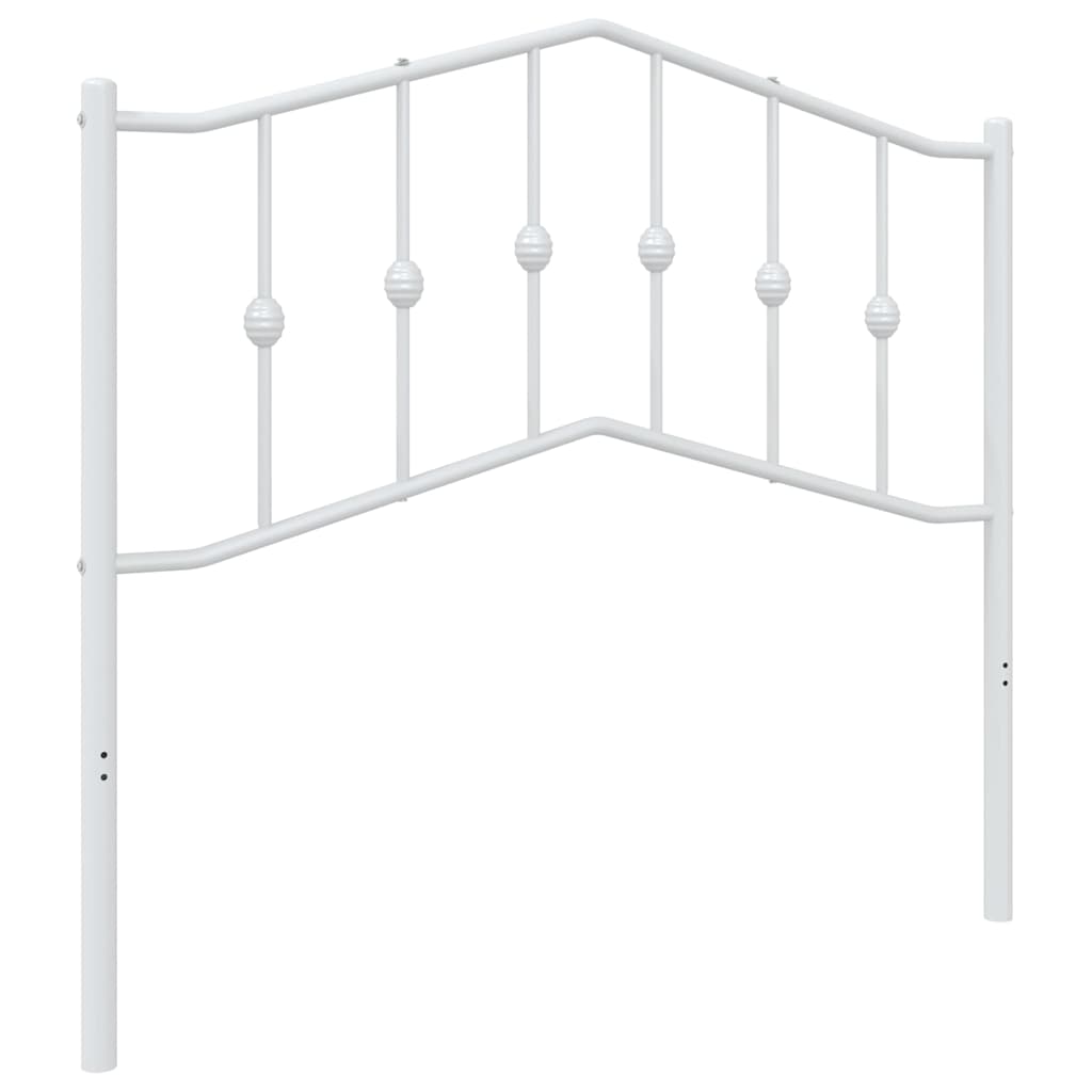 Metal Replace Headboard White 100 cm