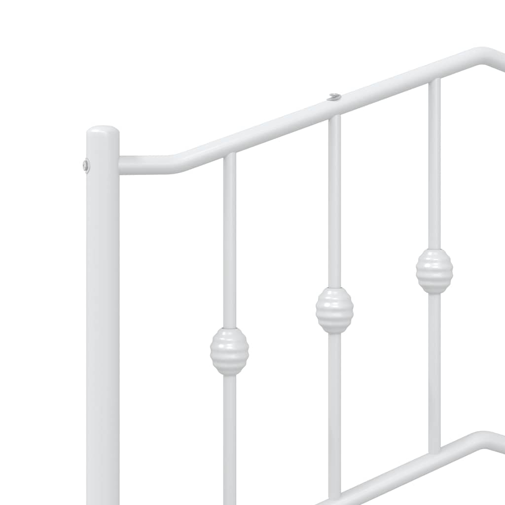 Metal Replace Headboard White 100 cm