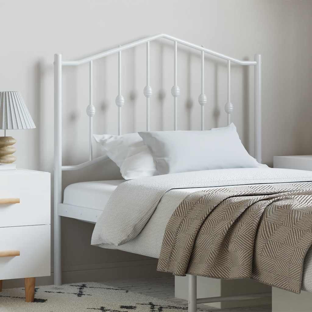 Metal Replace Headboard White 100 cm